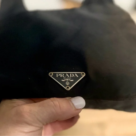 Prada Tessuto Black Nylon Crossbody Bag Purse